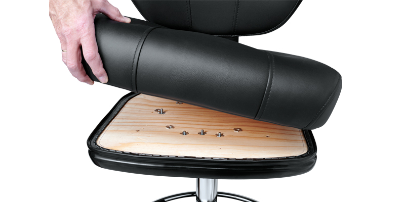 quick-release seat for karo gaming stool and casino chair